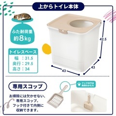猫トイレ　アイリスオーヤマ　
ONC-430の画像