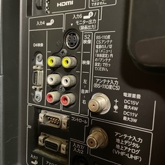 シャープ32型テレビ　テレビ台とセットでの画像