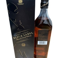 未使用 johnnie walker black label blended scotch whisky AGED 12 YEARS ジョニーウォーカー 黒 12年の画像