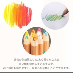 【未使用】ミックスカラフル色鉛筆です⭐️の画像