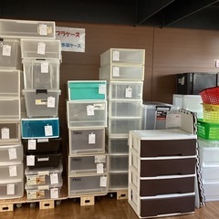 プラ衣装ケース【町田市再生家具】　0730の画像