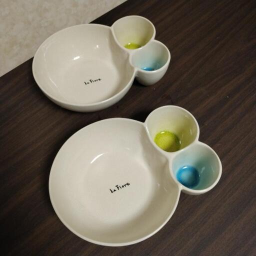 中古　和食器　器　2枚他 新品未使用 食器セット (あっきー) 日野の食器《和皿》の中古