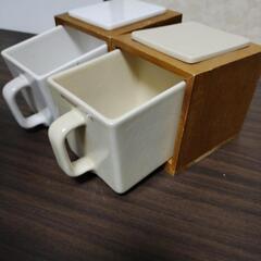 陶器製  調味料入れ の画像