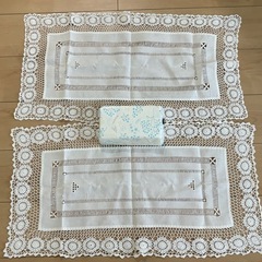 テーブルクロス？　レース　セットの画像