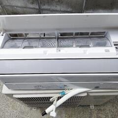 14畳用ｴｱｺﾝ100㌾設置込み冷暖房ｸｰﾗｰの画像