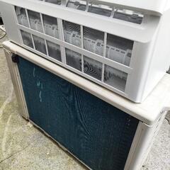 14畳用ｴｱｺﾝ100㌾設置込み冷暖房ｸｰﾗｰの画像