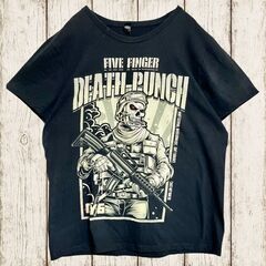 【XL】FIVE FINGER DEATH PUNCH Tシャツ TEE 古着 ヴィンテージの画像