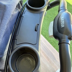 [美品]二人乗りベビーカー カトージ 二人でゴーDX デニムの画像