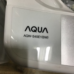 AQUA    4.5k洗濯機　2013年製　中古品の画像