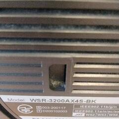 0730-020 Wi-Fiルーター　Buffalo WSR-3200AX4S-BKの画像