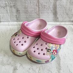 クロックス　ディズニー プリンセス サンダル ピンク　14cmの画像