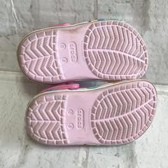 クロックス　ディズニー プリンセス サンダル ピンク　14cmの画像