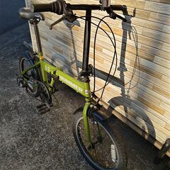 中古自転車 6段変速 20インチ 折り畳み 軽整備済み 防犯登録対応 町田市 相模原市 MM796の画像
