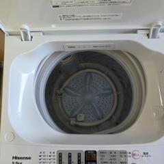 【配送無料】Hisense 全自動洗濯機HW-55E2W 　5305の画像