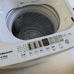 【配送無料】Hisense 全自動洗濯機HW-55E2W 　5305の画像