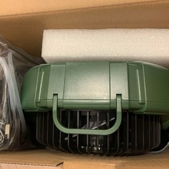 【商談成立しました】扇風機　ミストファン　キャンプ　サーキュレーターLEDライトの画像