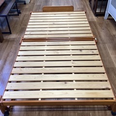 折りたたみスノコベッド【町田市再生家具】　251283の画像