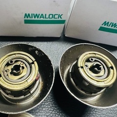 MIWA LOCK MIWA ミワ ロック 錠 鍵4本付きの画像