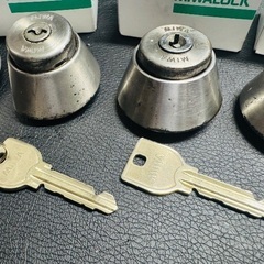 MIWA LOCK MIWA ミワ ロック 錠 鍵4本付きの画像