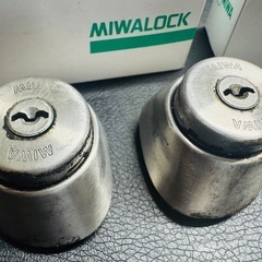 MIWA LOCK MIWA ミワ ロック 錠 鍵4本付きの画像