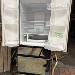 HITACHI 冷凍冷蔵庫 R-KX50N クリスタルミラー の画像