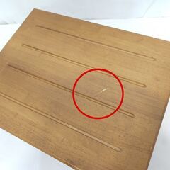 △ 玄関踏み台 ステップボード 木製 高さ 14.5cm 幅 45cm 奥行 35.6cm 深い傷ありの画像