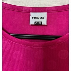 HEAD ピンク ドット柄 Tシャツ 【M】の画像