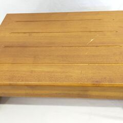 △ 玄関踏み台 ステップボード 木製 高さ 14.5cm 幅 45cm 奥行 35.6cm 深い傷ありの画像