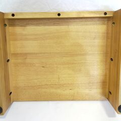 △ 玄関踏み台 ステップボード 木製 高さ 14.5cm 幅 45cm 奥行 35.6cm 深い傷ありの画像