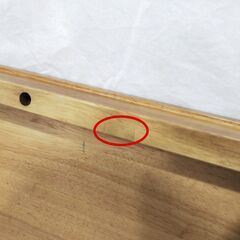 △ 玄関踏み台 ステップボード 木製 高さ 14.5cm 幅 45cm 奥行 35.6cm 深い傷ありの画像