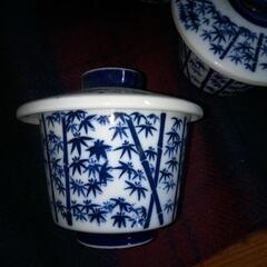 中古【昭和レトロ】茶碗蒸し碗7個セットの画像