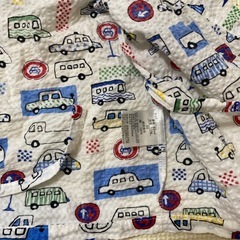 甚平　男の子　車柄　80の画像
