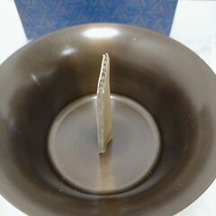 【昭和レトロ】未使用品　種火用燭台 真鍮製 アンティーク 蝋燭立て 古道具 インテリア 250723-3Tの画像