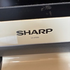 SHARP AQUOS　大型ハイビジョンテレビ 　シャープAQUOS亀山モデルLC37DS5 テレビ台の画像