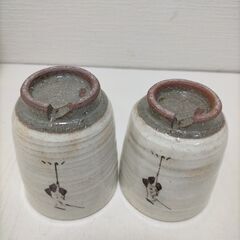  【新品】たち吉 青嵐　よろこび 夫婦湯吞み　鶴　 250722-10Yの画像