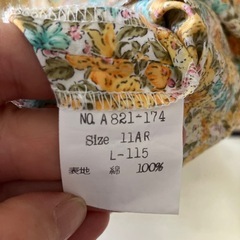 花柄ワンピースの画像