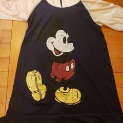 ミッキー　ロングワンピ(中古)　Mの画像