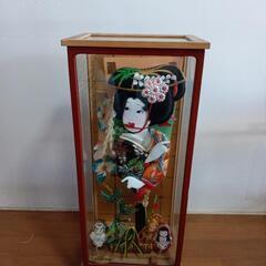 オルゴール付きケース入り羽子板の画像