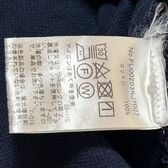 美品 メゾンキツネ フォックス ヘッド ポロシャツ パッチ ポルトガル製 M 紺 ネイビー 鹿の子 メンズの画像
