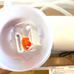 美品　電動鼻吸い器 メルシーポット S-504 専用クリアボックス　付属品のみの画像