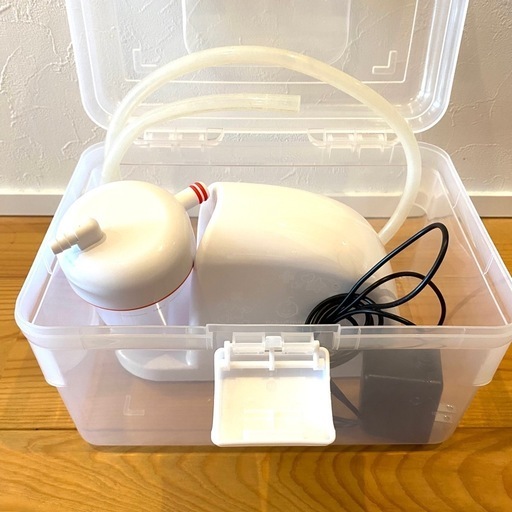 美品　電動鼻吸い器 メルシーポット S-504 専用クリアボックス　付属品のみ