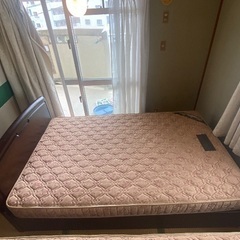 セミダブルベッド2台 引き取りに来てくれる方限定！の画像