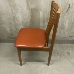 【那須町役場】木製　ダイニングチェア　　椅子　昭和レトロ 【管理番号261】の画像
