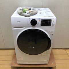 糸島市内 送料無料】 【美品 】アイリスオーヤマ ドラム式洗濯機 FL81R-W 8kg 2020年製　乾燥機能付き　白　IRIS OHYAMA　取扱説明書付　　引越し　中古家電　88251-2-020の画像
