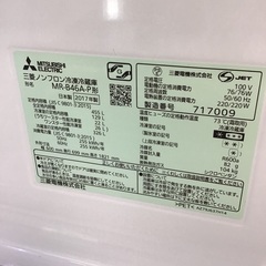 【トレファク神戸新長田店 買取/販売】取りに来られる方限定！MITSUBISHIの5ドア冷蔵庫2017年製のご紹介です！の画像