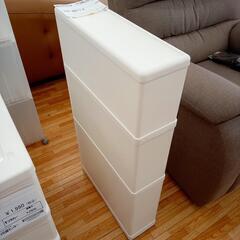 【リユースのサカイ八街店】★ジモティ割あり★ 収納ケース　ホワイト　クリーニング済　YJ7071の画像