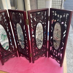 NO：3845ミニ屏風‼️美品超お買い得品❣️ の画像