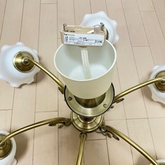 お花型照明の画像