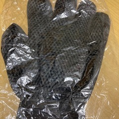 猫の毛ブラシ　手袋型　未使用品+オマケに開封済み1個の画像