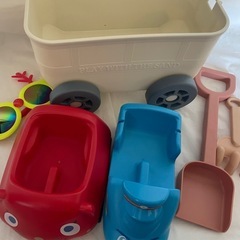 車おもちゃセットの画像